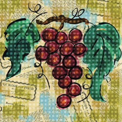 Fashion Fruit III by Nicholas Biscardi framed wall art