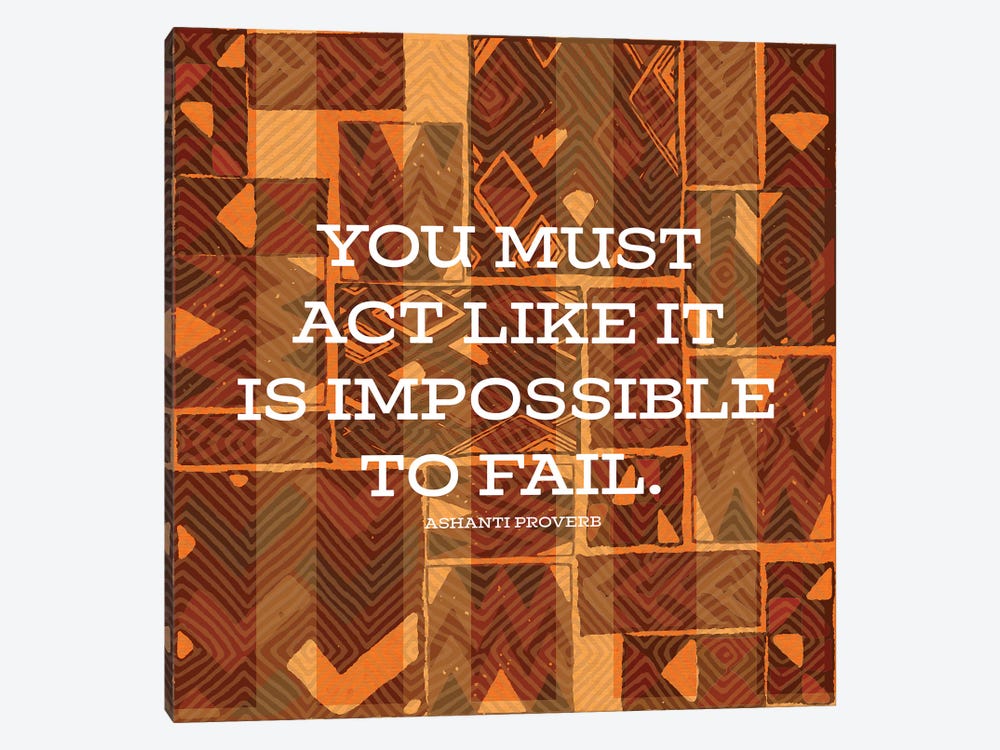 Impossible To Fail by Nicholas Biscardi 1-piece Art Print