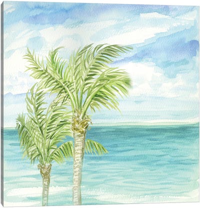 Refreshing Coastal Breeze I Canvas Art Print