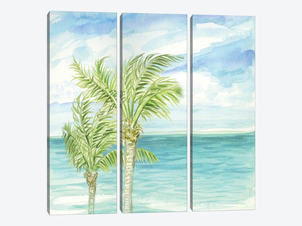 Refreshing Coastal Breeze I by Nicholas Biscardi 3-piece Art Print