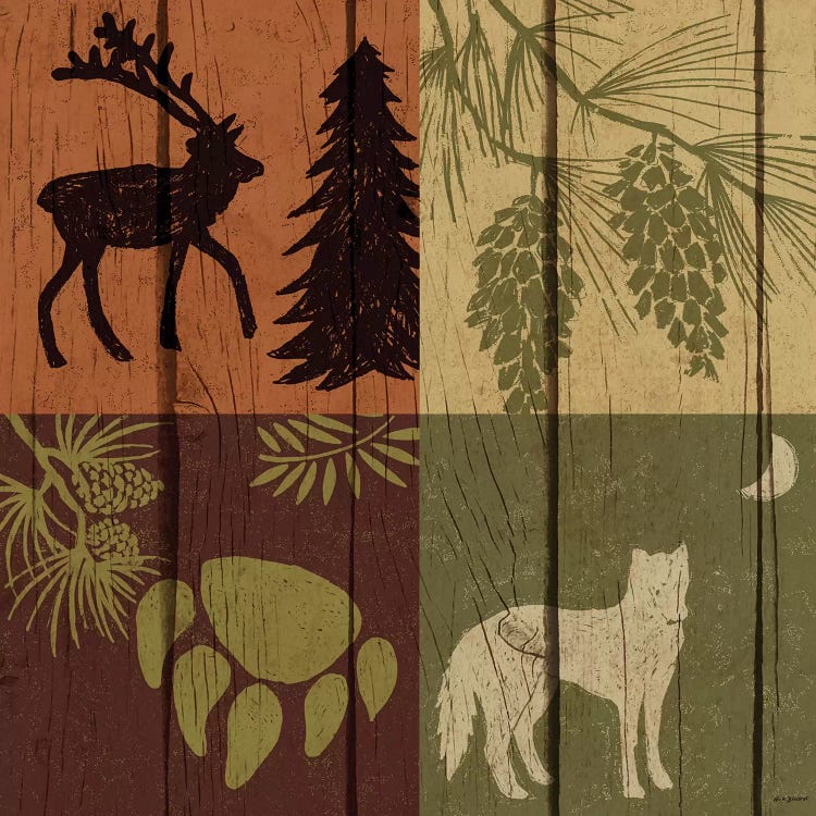 Lodge Four Pack II by Nicholas Biscardi wall art