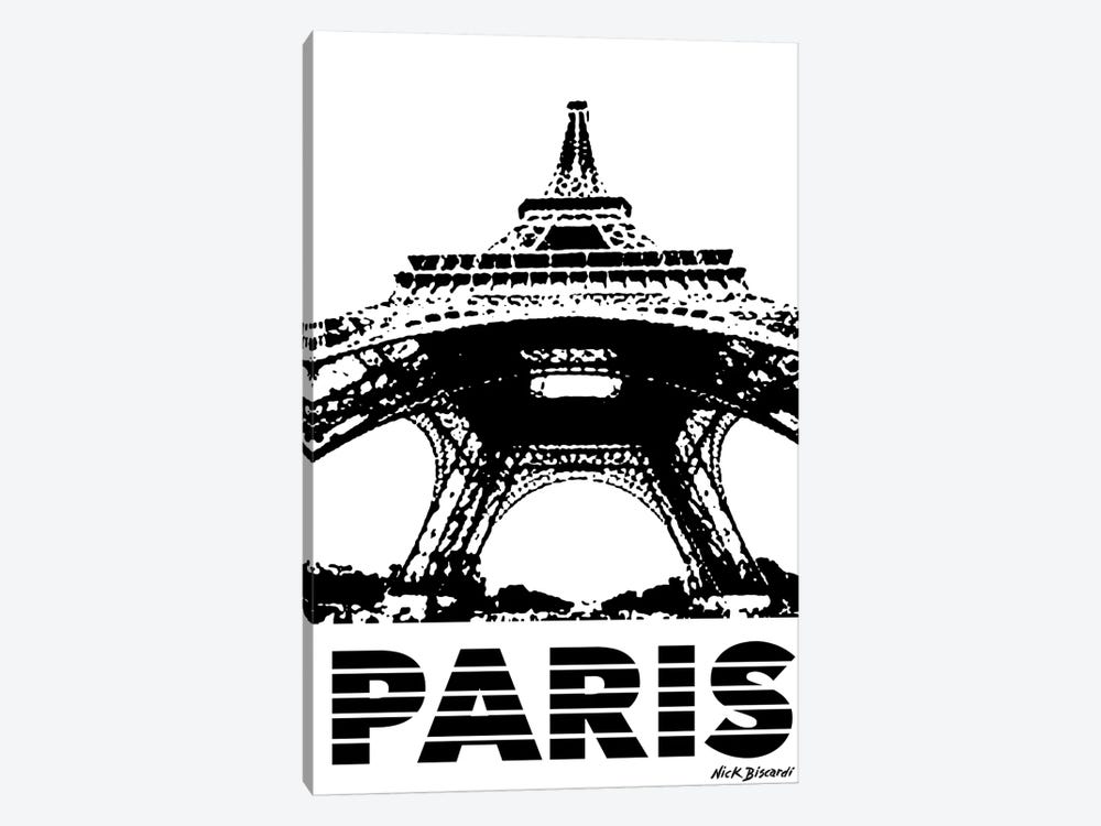 Modern Paris I by Nicholas Biscardi 1-piece Canvas Print