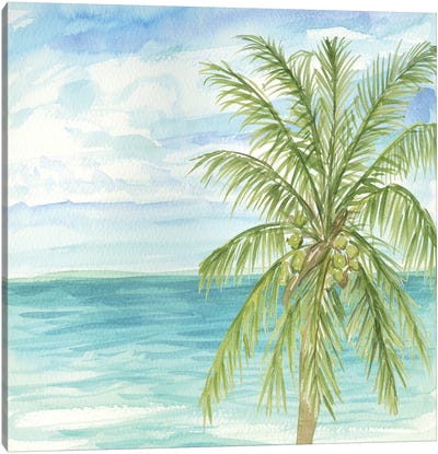 Refreshing Coastal Breeze II Canvas Art Print