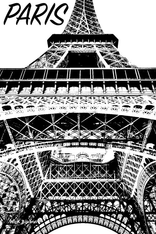 Modern Paris IV by Nicholas Biscardi wall art