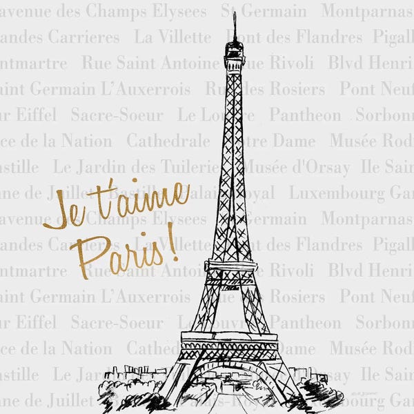 Nicholas Biscardi: Travel Pack Je T'Aime Paris by Nicholas Biscardi