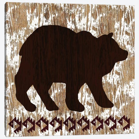 Wilderness Bear Canvas Print #NBI51} by Nicholas Biscardi Art Print