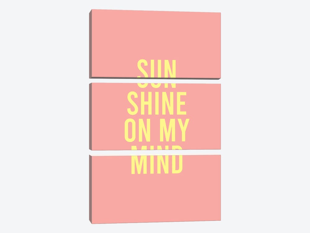 Sunshine On My Mind by Nicole Basque 3-piece Art Print