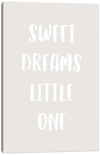 Sweet Dreams Little One Canvas Art Print - Family & Parenting Art