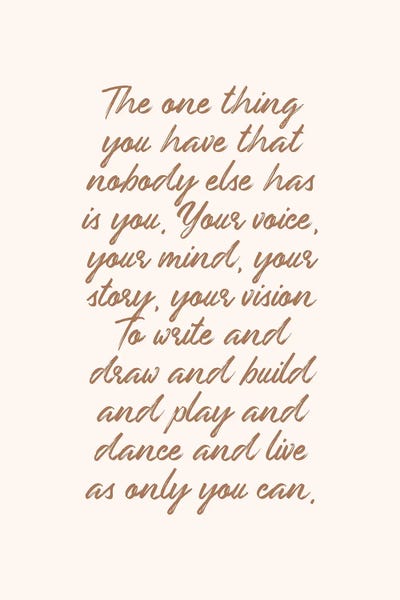 Uniqueness: The One Thing Boho by Nicole Basque