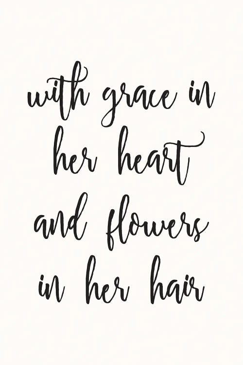 With Grace In Her Heart