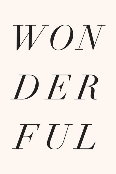 Wonderful