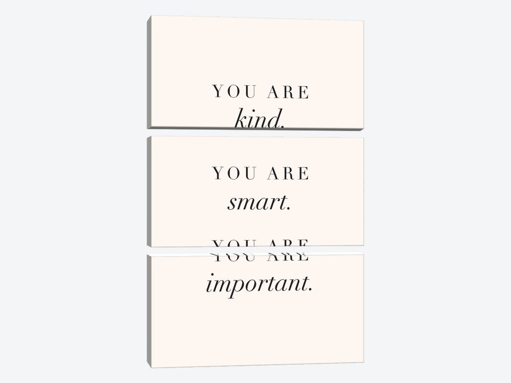 You Are Kind by Nicole Basque 3-piece Canvas Art Print