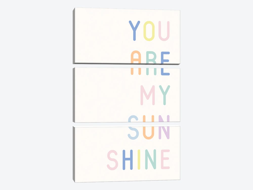 You Are My Sunshine by Nicole Basque 3-piece Art Print