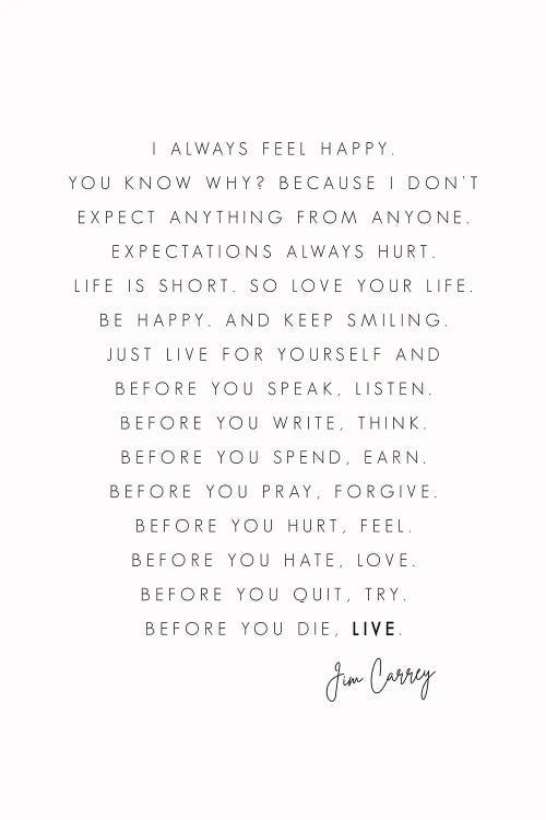 I Always Feel Happy - Jim Carrey