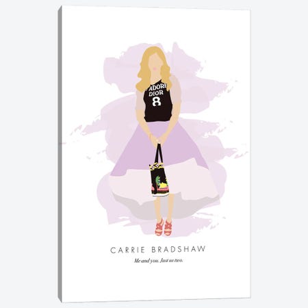 Carrie Bradshaw - Sex And The City II Canvas Print #NBQ143} by Nicole Basque Canvas Art