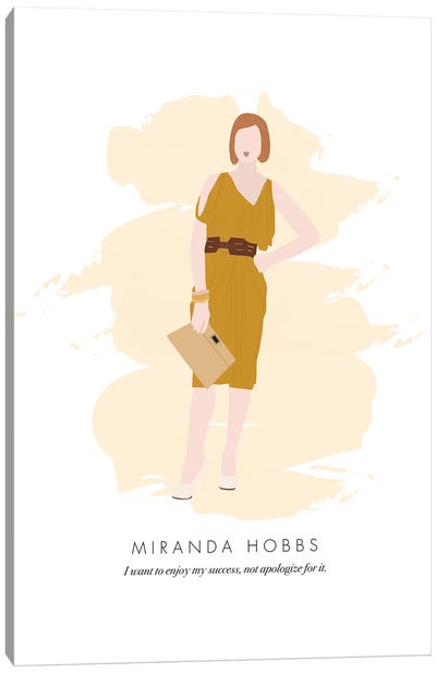 Miranda Hobbs - Sex And The City II Canvas Art Print - Sitcoms & Comedy TV Show Art
