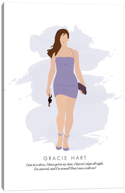 Gracie Hart - Miss Congeniality Canvas Art Print - Sandra Bullock