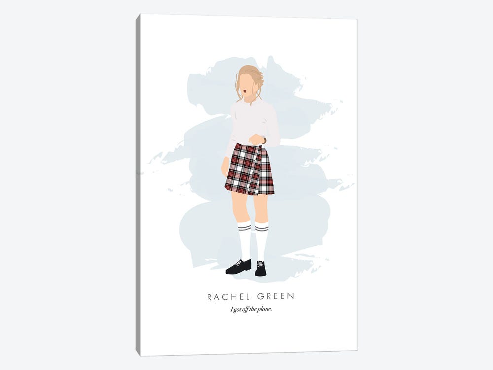 Rachel Green - Friends by Nicole Basque 1-piece Art Print