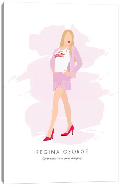 Regina George - Mean Girls Canvas Art Print - Shopping Art