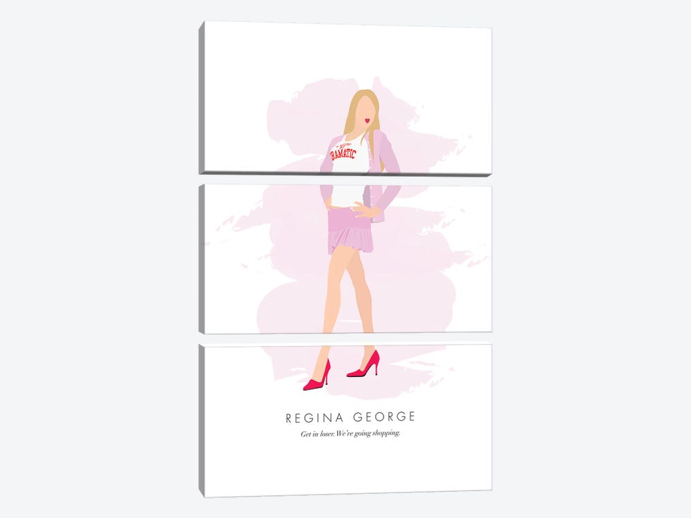 Regina George - Mean Girls by Nicole Basque 3-piece Canvas Art Print