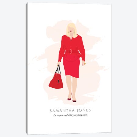 Samantha Jones - Sex And The City II Canvas Print #NBQ159} by Nicole Basque Canvas Print