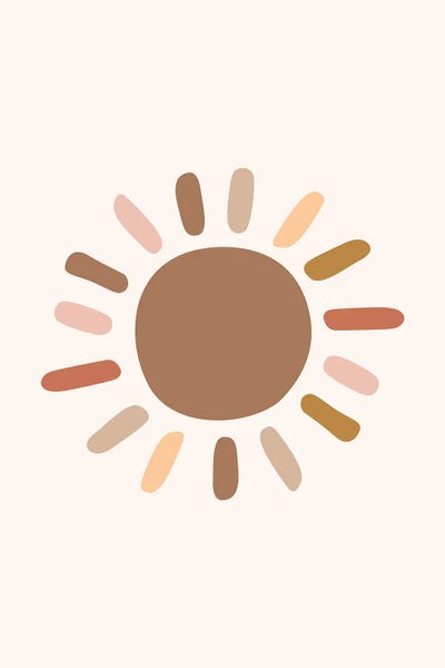 Minimalist Bohemian Decor: Boho Sun by Nicole Basque