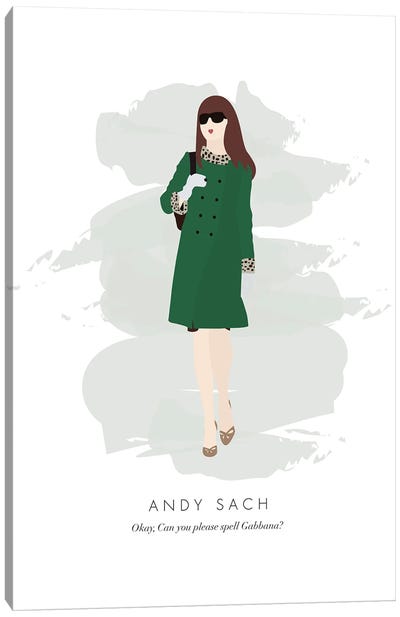 Andy Sach - The Devil Wears Prada Canvas Art Print - Nicole Basque