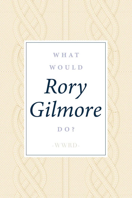 What Would Rory Gilmore Do by Nicole Basque wall art