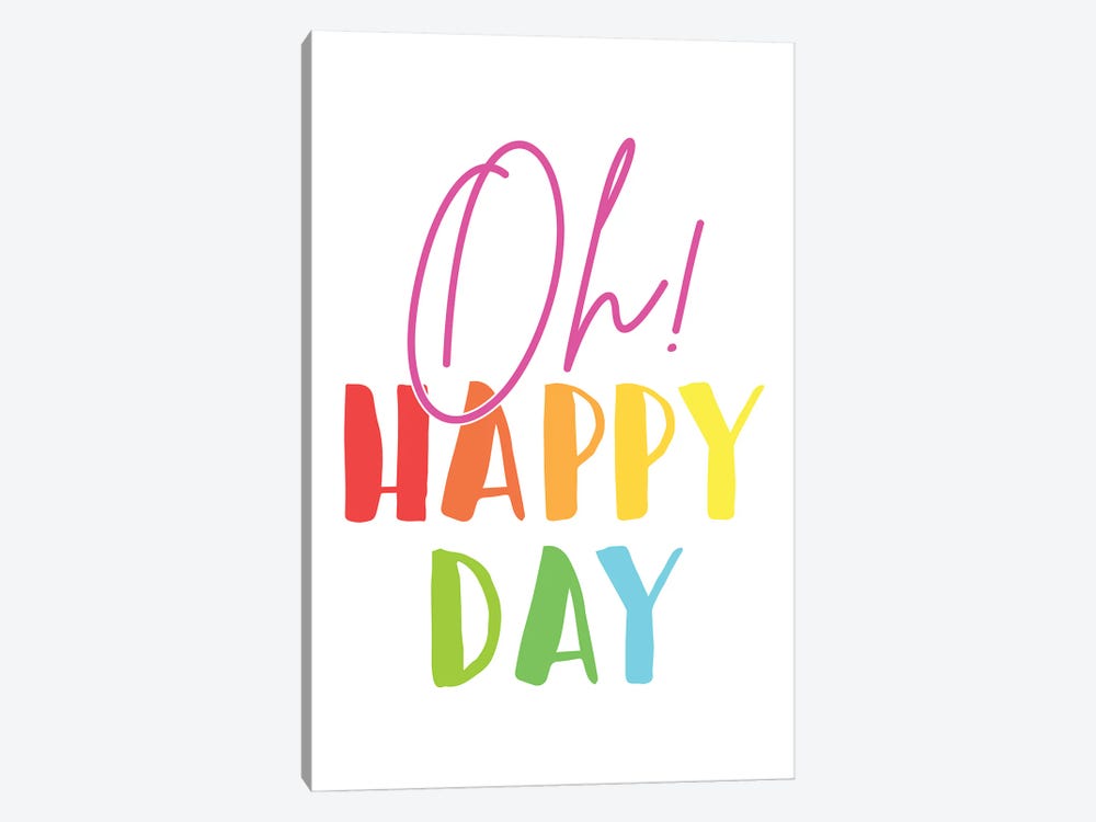 Bright Oh Happy Day by Nicole Basque 1-piece Art Print