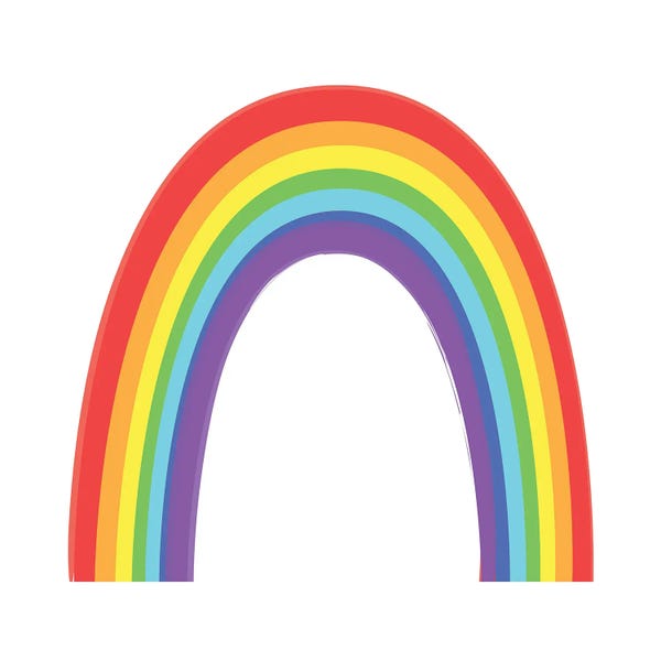 Rainbows: Bright Rainbow by Nicole Basque