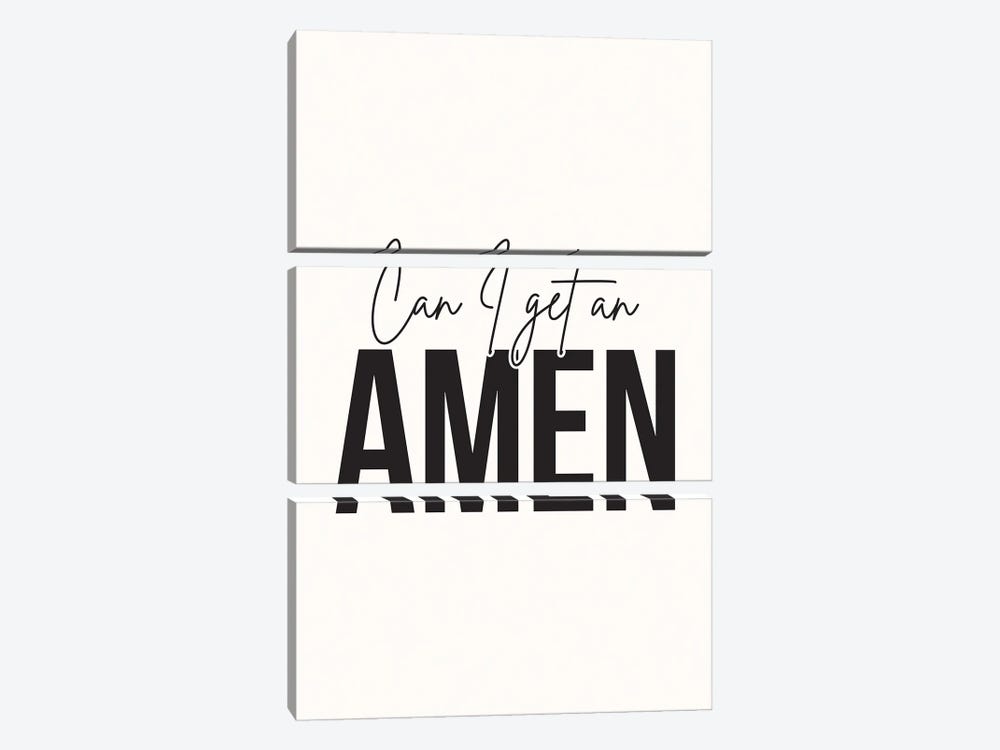 Can I Get An Amen by Nicole Basque 3-piece Canvas Print