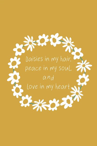 Daisies: Daisies In My Hair by Nicole Basque