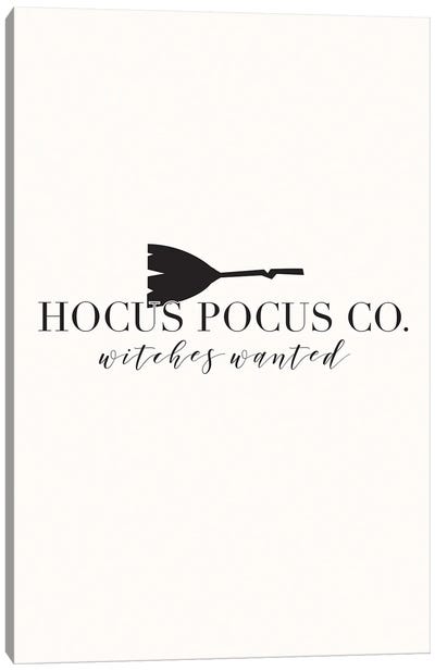Hocus Pocus Co Canvas Art Print - Witch Art