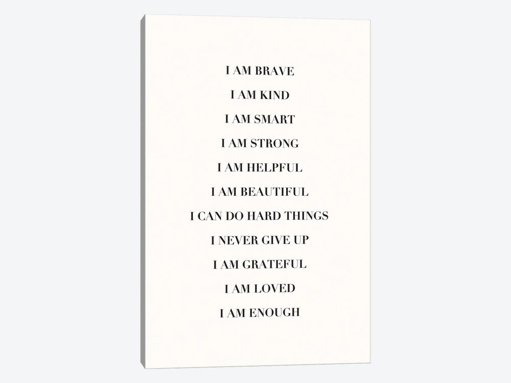 I Am Brave by Nicole Basque 1-piece Canvas Art