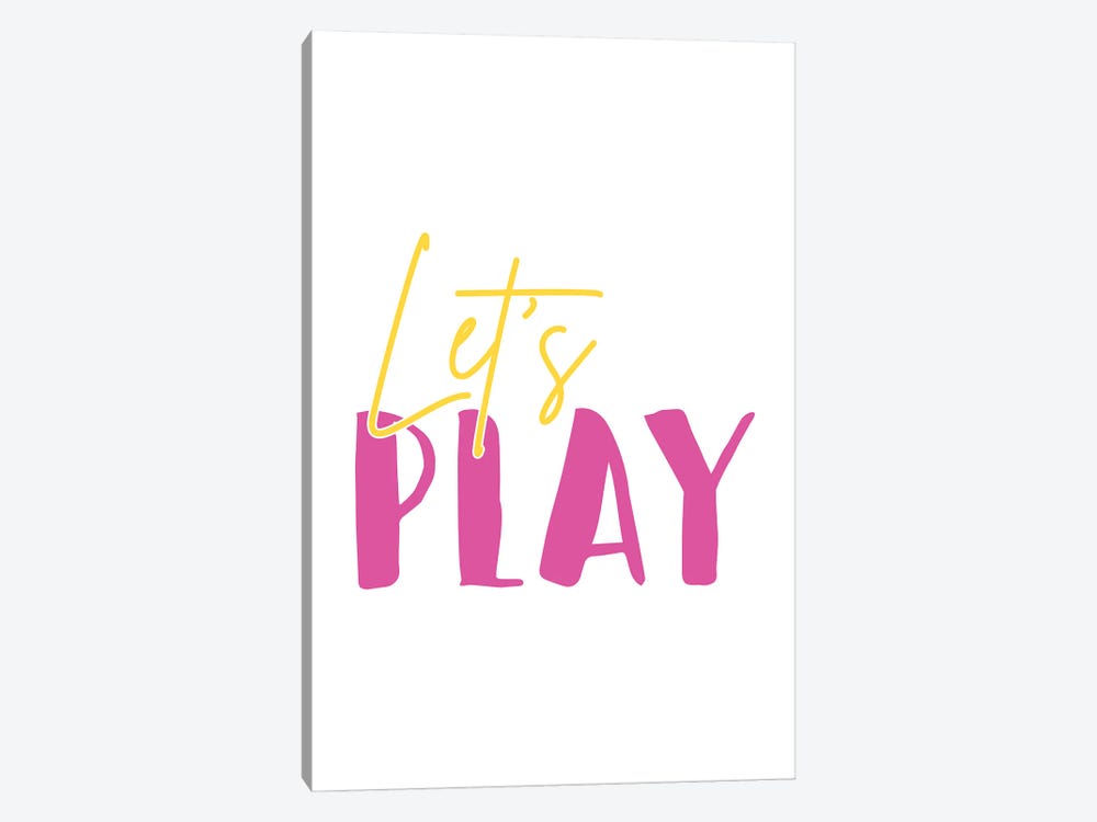 Let's Play by Nicole Basque 1-piece Canvas Wall Art