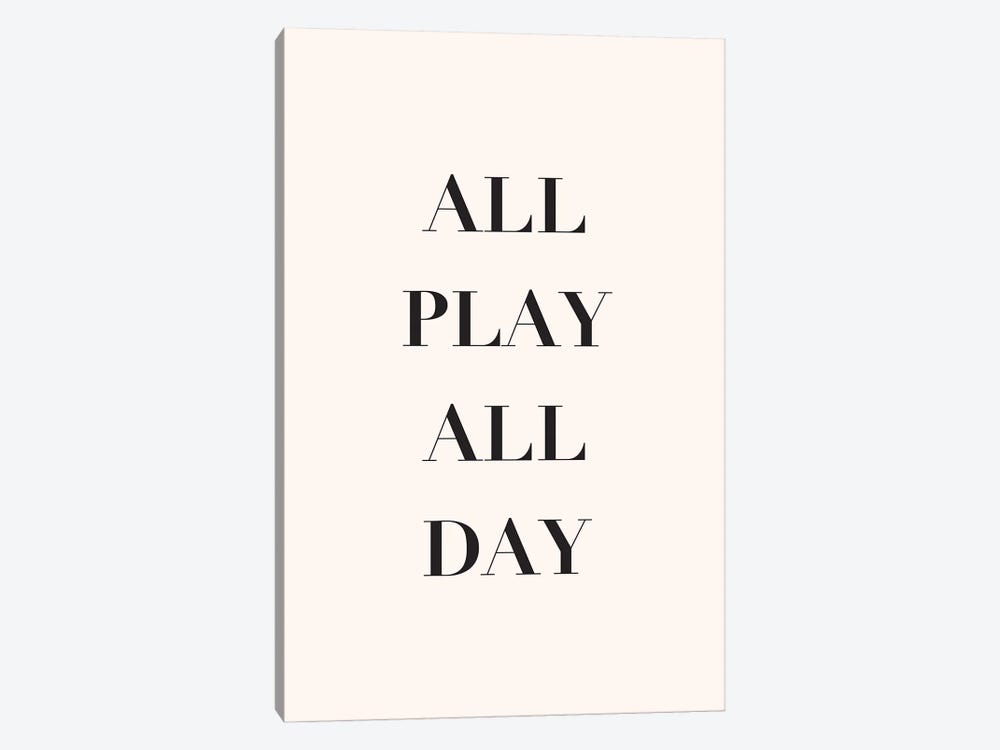 All Play All Day by Nicole Basque 1-piece Art Print