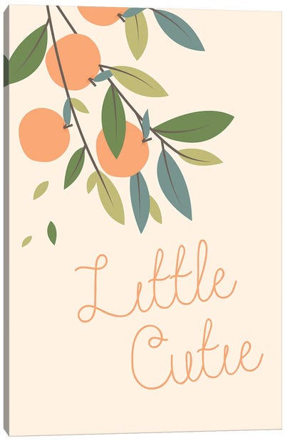 Little Cutie Canvas Art Print - Nicole Basque