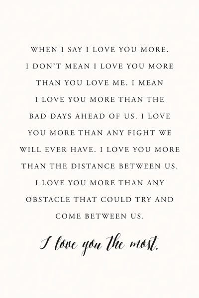 Love You Most