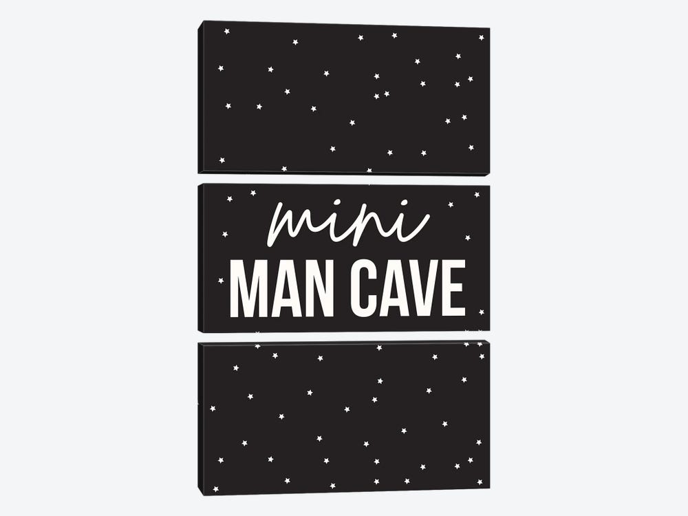 Mini Man Cave by Nicole Basque 3-piece Canvas Wall Art