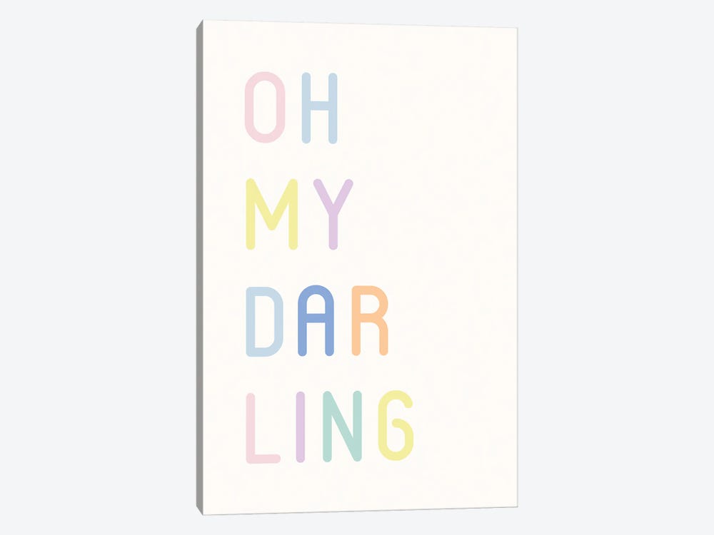 Oh My Darling by Nicole Basque 1-piece Canvas Artwork