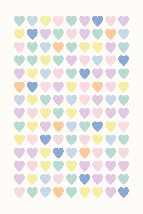 Pastel Hearts