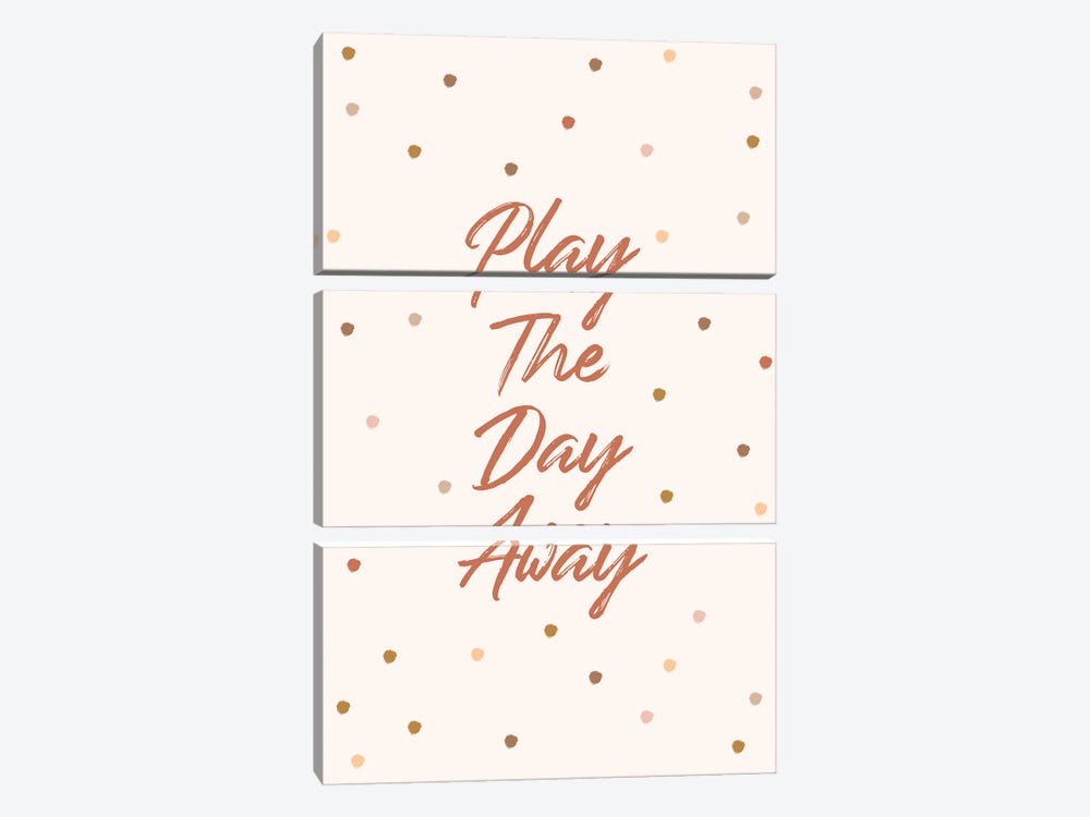 Play The Day Away by Nicole Basque 3-piece Canvas Print