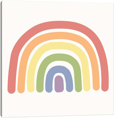 Rainbow Canvas Art Print - Nicole Basque