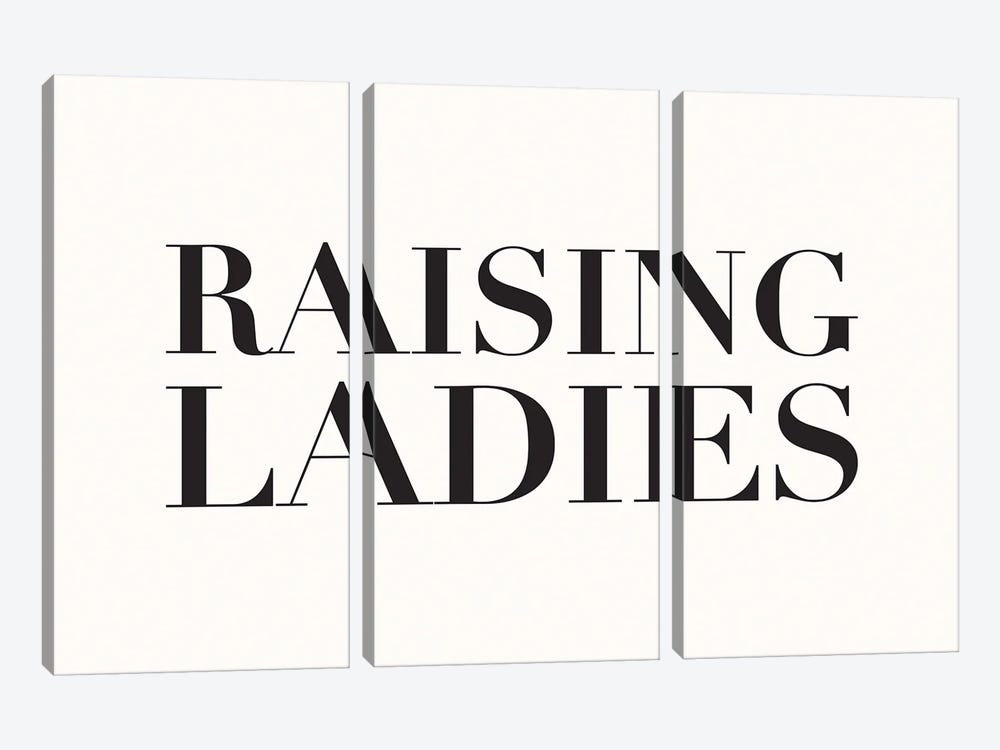 Raising Ladies by Nicole Basque 3-piece Canvas Print