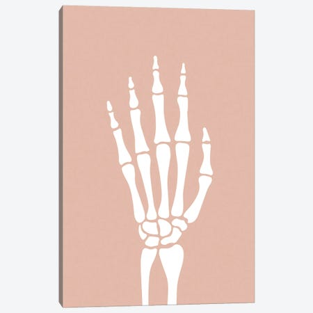Skeleton Hand Canvas Print #NBQ98} by Nicole Basque Art Print