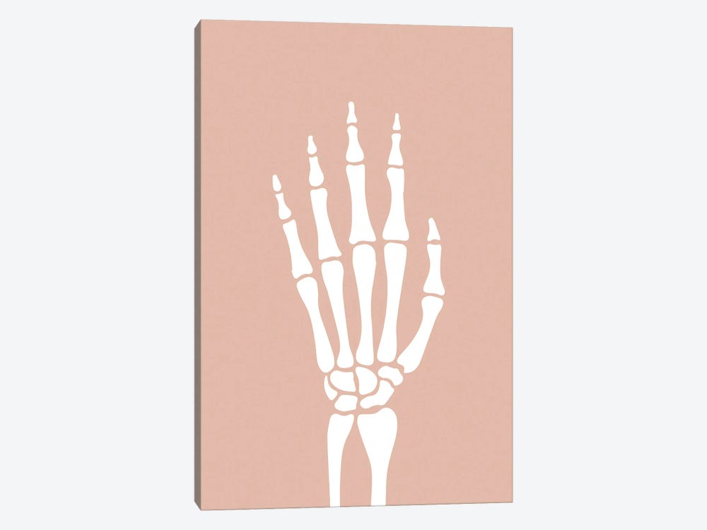 Skeleton Hand by Nicole Basque 1-piece Canvas Artwork