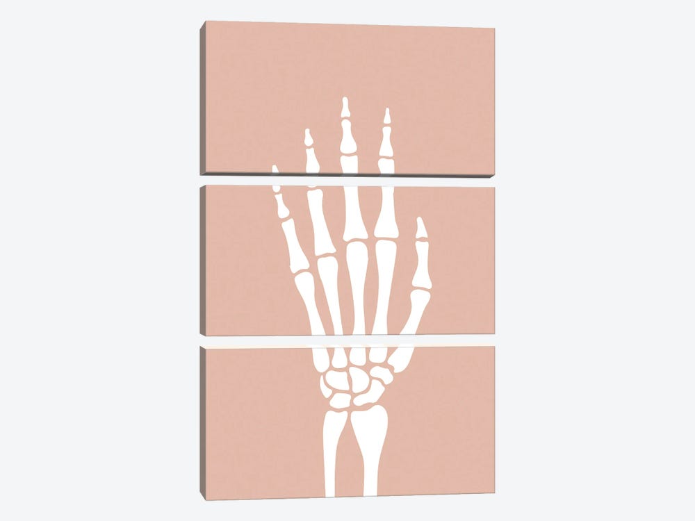 Skeleton Hand by Nicole Basque 3-piece Canvas Art