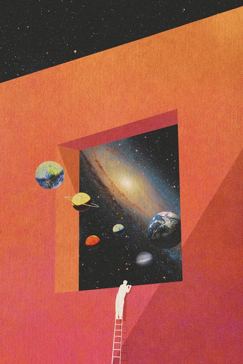 Galaxy Observer by Nibera Visuals wall art