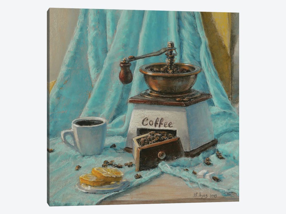 Coffee Time by Natalie Ayas 1-piece Canvas Wall Art