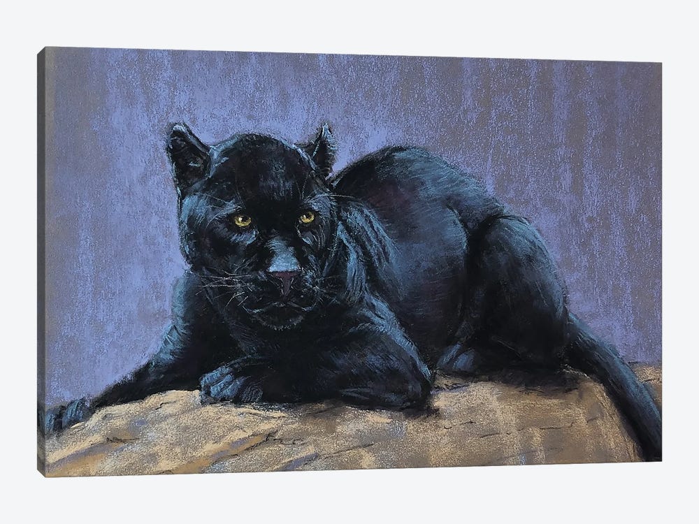 Black Panther by Natalie Ayas 1-piece Canvas Art